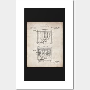 Toaster Patent - Baker Chef Kitchen Diner Decor Art - Antique Posters and Art